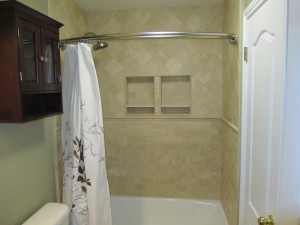 The finished shower!