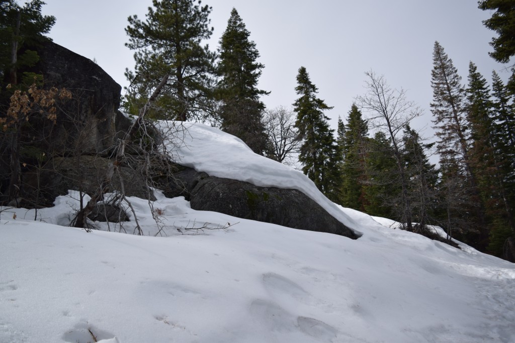 Snow Rocks at Shaver Lake